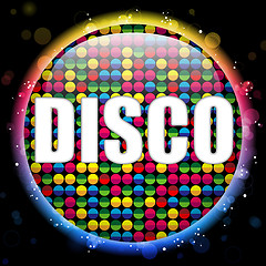 Image showing Glass Circle Color Disco Ball