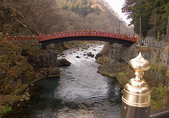 Image showing red bridge