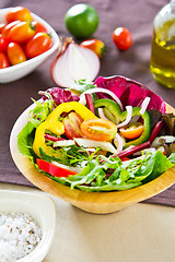 Image showing Fresh Vegetables salad