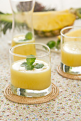 Image showing Pineapple smoothie