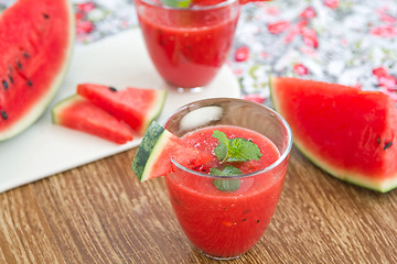 Image showing Watermelon juice [smoothie]