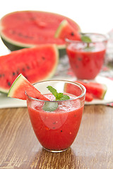 Image showing Watermelon juice [smoothie]