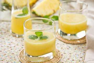 Image showing Pineapple smoothie