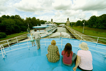 Image showing On the ship bord