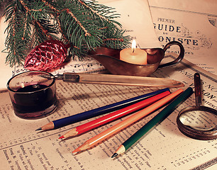 Image showing Ink and Christmas