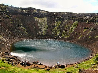 Image showing icelandic crater lake