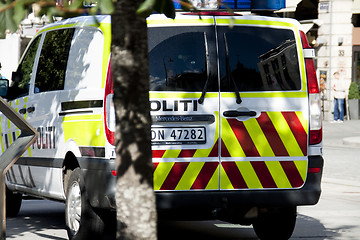 Image showing Norwegian Police Car