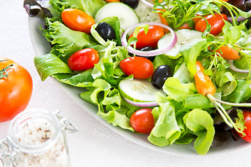 Image showing Vegetables salad