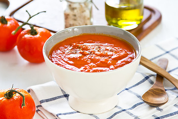 Image showing Tomato soup