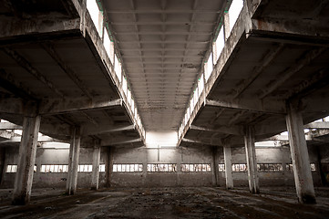 Image showing Industrial building interior