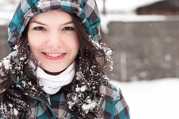 Image showing Girl in the snow