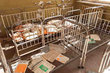 Image showing Abandoned nursery at Chernobyl