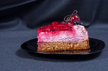 Image showing Closeup of a delicious dessert