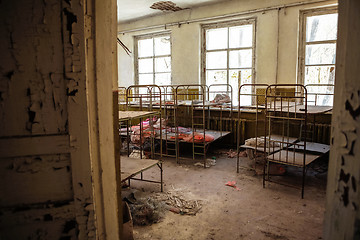 Image showing Abandoned nursery at Chernobyl