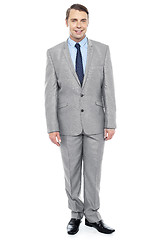 Image showing Full length portrait of professional businessman