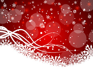 Image showing Christmas and New Year background