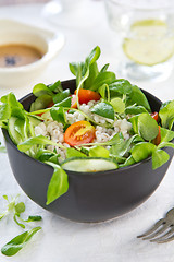 Image showing Pearl barley salad with japanese sesame dressing