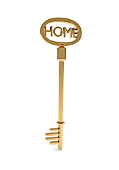 Image showing Gold Key - Home Text