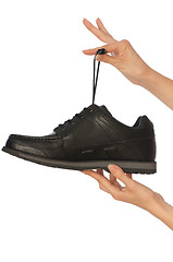 Image showing black footwear
