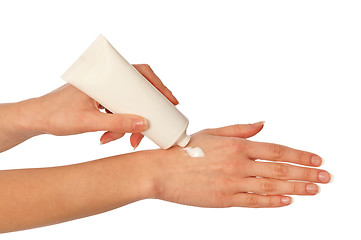 Image showing cosmetic cream for hands