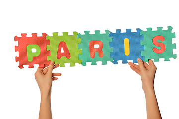Image showing word paris