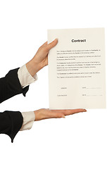 Image showing Contract