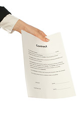 Image showing Contract