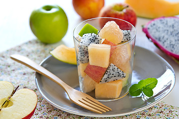 Image showing Fruits salad