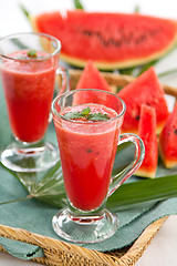 Image showing Watermelon smoothie