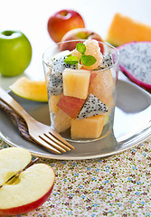 Image showing Fruits salad