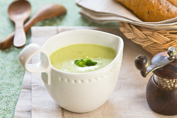 Image showing Broccoli soup