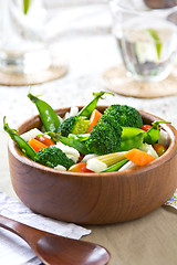 Image showing Broccoli and Green Pea salad