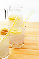 Image showing fresh lemonade drink