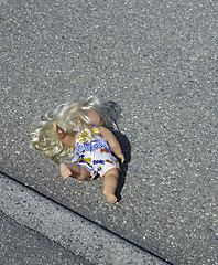 Image showing doll on the street