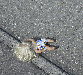 Image showing doll on the street