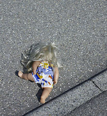 Image showing doll on the street