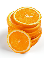 Image showing Stack of Orange Lobules