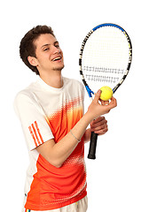 Image showing playing tennis