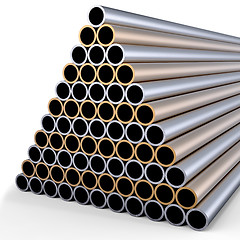 Image showing metal pipes