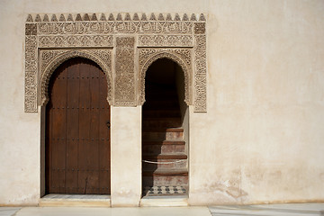 Image showing doorway and islamic detail