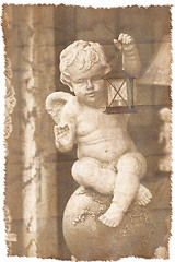 Image showing angel wishing card