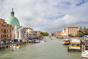 Image showing View of the water channel in the Venice