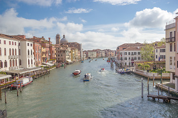 Image showing View of the water channel in the Venice