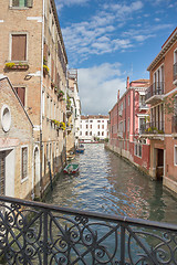 Image showing View of the water channel in the Venice