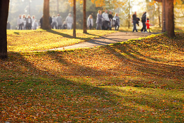 Image showing Autumn park