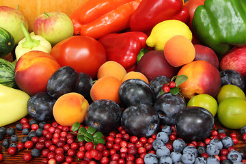 Image showing Fruits and vegetables