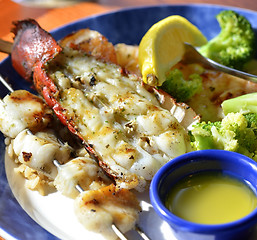 Image showing lobster Shrimps And Scallops