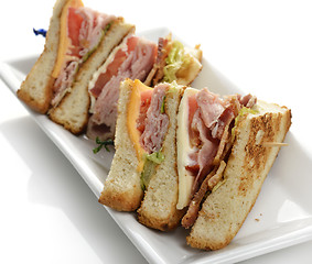 Image showing Club Sandwich