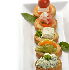 Image showing Appetizers