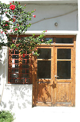 Image showing doorway in greece
